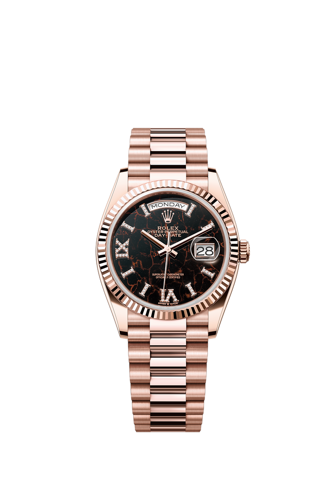 [NEW] Rolex Day-Date 36 128235-0041 | 36mm • 18KT Everose Gold