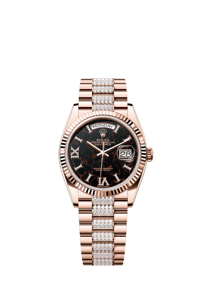 [NEW] Rolex Day-Date 36 128235-0042 | 36mm • 18KT Everose Gold