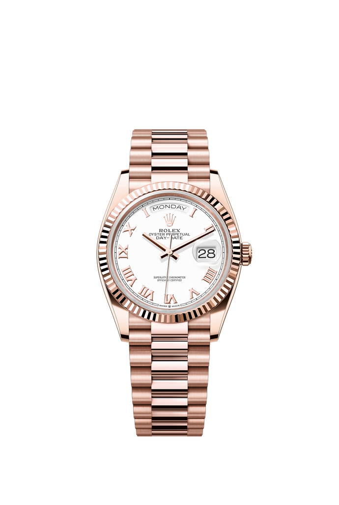 [NEW] Rolex Day-Date 36 128235-0052 | 36mm • 18KT Everose Gold