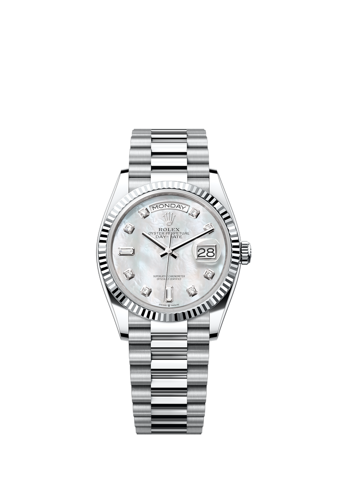 [NEW] Rolex Day-Date 36 128236-0002 | 36mm • Platium