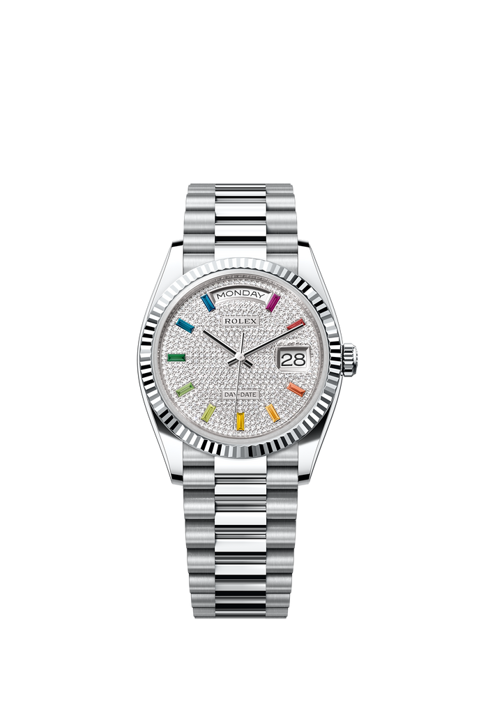 [NEW] Rolex Day-Date 36 128236-0003 | 36mm • Platinum