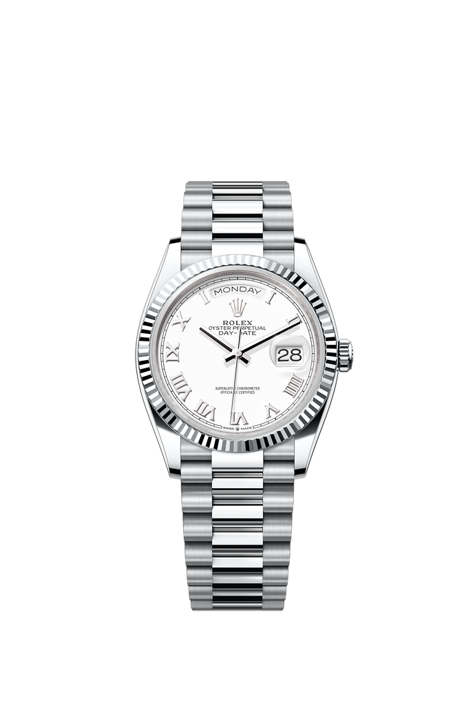 [NEW] Rolex Day-Date 36 128236-0007 | 36mm • Platinum