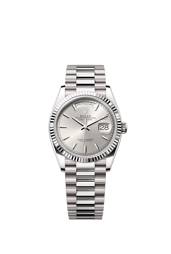 [NEW] Rolex Day-Date 36 128239-0005 | 36mm • 18KT White Gold