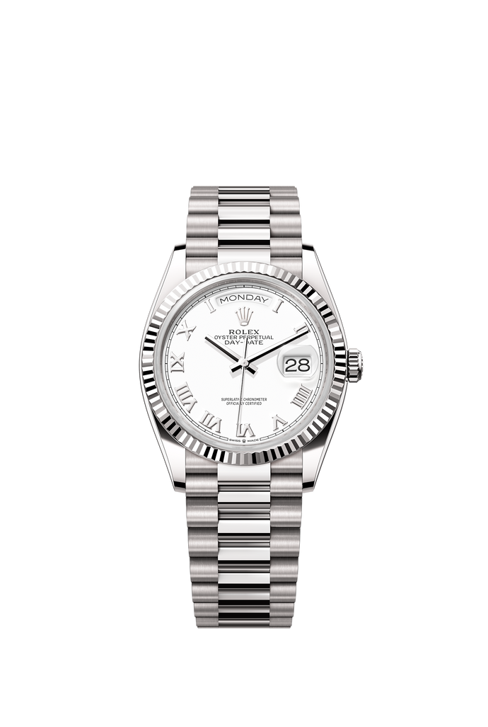 [NEW] Rolex Day-Date 36 128239-0038 | 36mm • 18KT White Gold