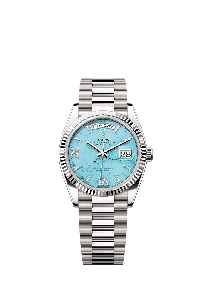 [NEW] Rolex Day-Date 36 128239-0044 | 36mm • 18KT White Gold