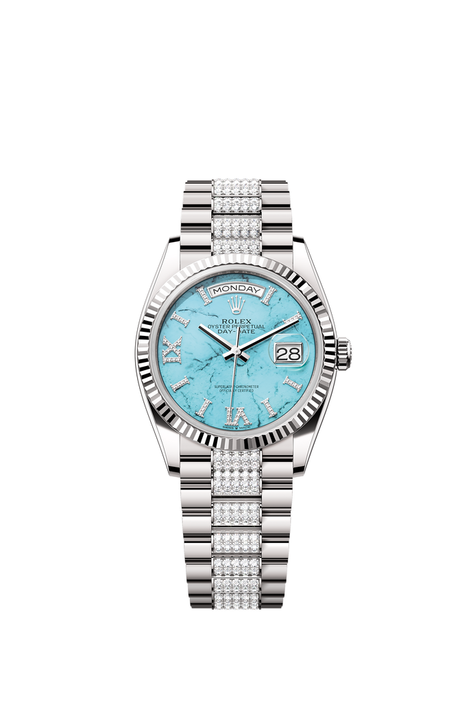[NEW] Rolex Day-Date 36 128239-0045 | 36mm • 18KT White Gold