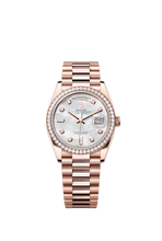 Load image into Gallery viewer, [NEW] Rolex Day-Date 36 128345RBR-0028 | 36mm • 18KT Everose Gold

