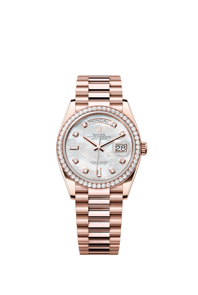 [NEW] Rolex Day-Date 36 128345RBR-0028 | 36mm • 18KT Everose Gold