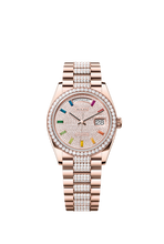Load image into Gallery viewer, [NEW] Rolex Day-Date 36 128345RBR-0043 | 36mm • 18KT Everose Gold

