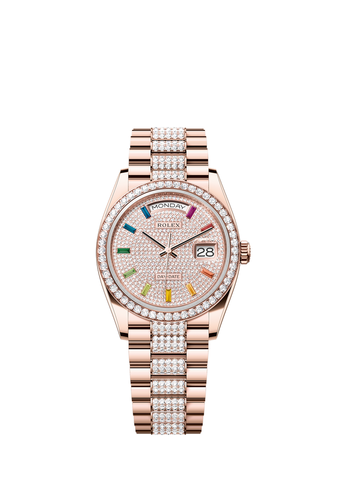 [NEW] Rolex Day-Date 36 128345RBR-0043 | 36mm • 18KT Everose Gold