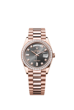 Load image into Gallery viewer, [NEW] Rolex Day-Date 36 128345RBR-0052 | 36mm • 18KT Everose Gold
