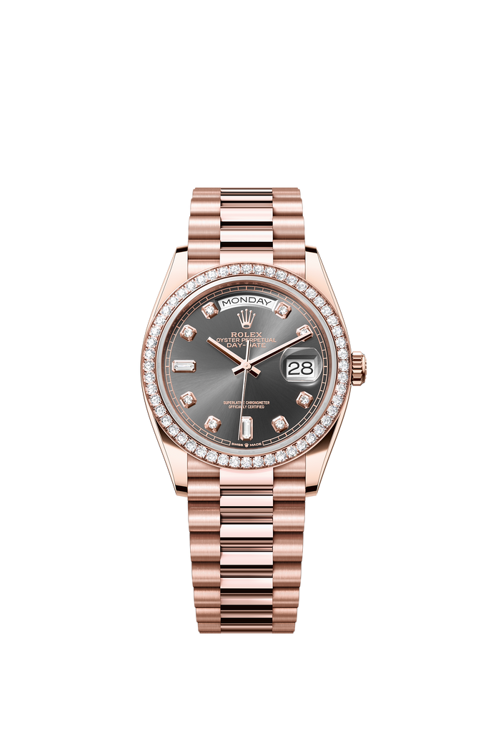 [NEW] Rolex Day-Date 36 128345RBR-0052 | 36mm • 18KT Everose Gold