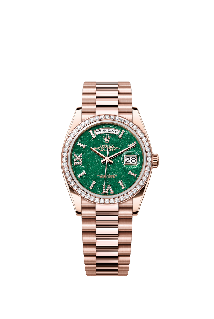 [NEW] Rolex Day-Date 36 128345RBR-0068 | 36mm • 18KT Everose Gold