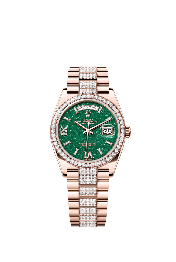 [NEW] Rolex Day-Date 36 128345RBR-0069 | 36mm • 18KT Everose Gold