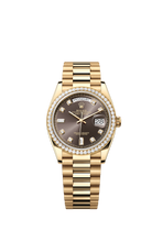 將圖片加載到圖庫查看器中， [NEW] Rolex Day-Date 36 128348RBR-0005 | 36mm • 18KT Yellow Gold
