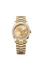 Load image into Gallery viewer, [NEW] Rolex Day-Date 36 128348RBR-0008 | 36mm • 18KT Yellow Gold
