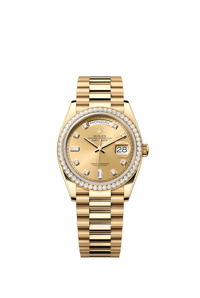 [NEW] Rolex Day-Date 36 128348RBR-0008 | 36mm • 18KT Yellow Gold