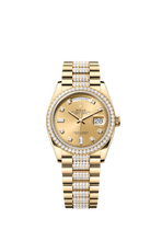 將圖片加載到圖庫查看器中， [NEW] Rolex Day-Date 36 128348RBR-0010 | 36mm • 18KT Yellow Gold
