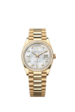 Load image into Gallery viewer, [NEW] Rolex Day-Date 36 128348RBR-0017 | 36mm • 18KT Yellow Gold
