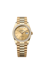 Muatkan imej ke dalam penonton Galeri, [NEW] Rolex Day-Date 36 128348RBR-0026 | 36mm • 18KT Yellow Gold
