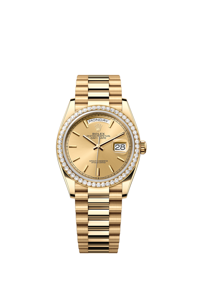 [NEW] Rolex Day-Date 36 128348RBR-0026 | 36mm • 18KT Yellow Gold