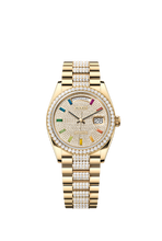 Load image into Gallery viewer, [NEW] Rolex Day-Date 36 128348RBR-0031 | 36mm • 18KT Yellow Gold
