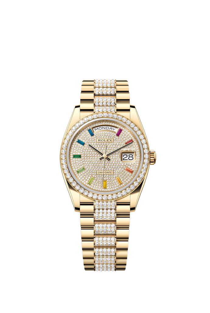 [NEW] Rolex Day-Date 36 128348RBR-0031 | 36mm • 18KT Yellow Gold
