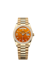 Load image into Gallery viewer, [NEW] Rolex Day-Date 36 128348RBR-0049 | 36mm • 18KT Yellow Gold

