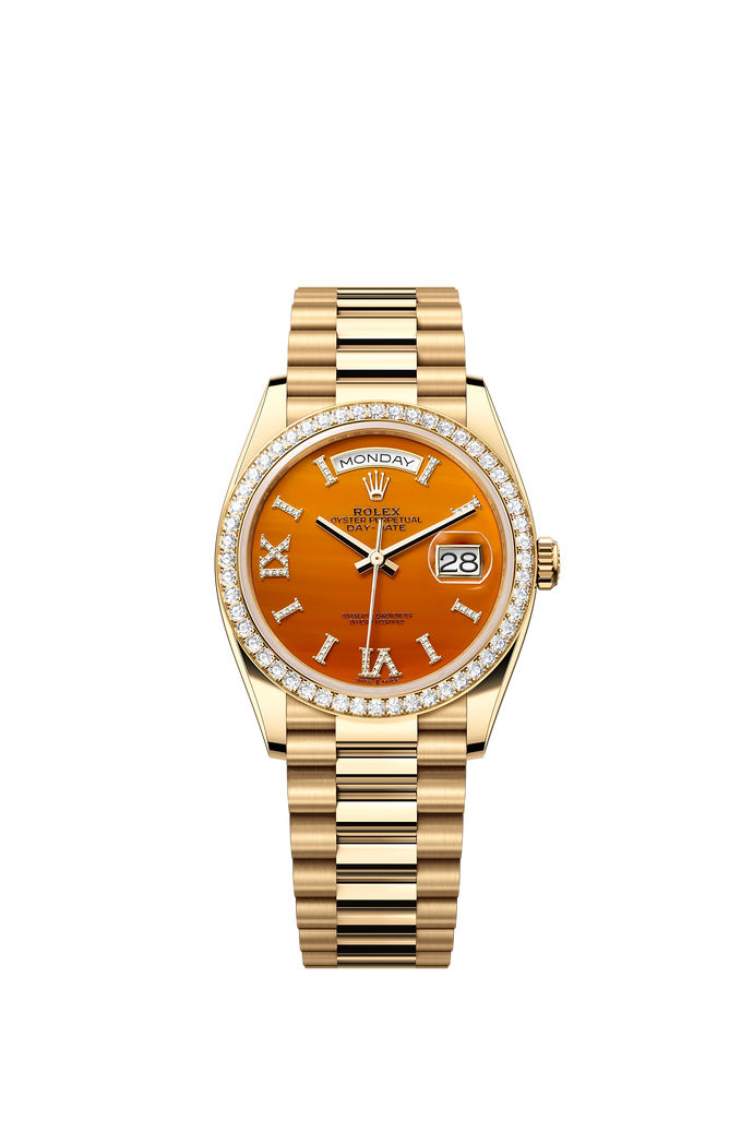 [NEW] Rolex Day-Date 36 128348RBR-0049 | 36mm • 18KT Yellow Gold
