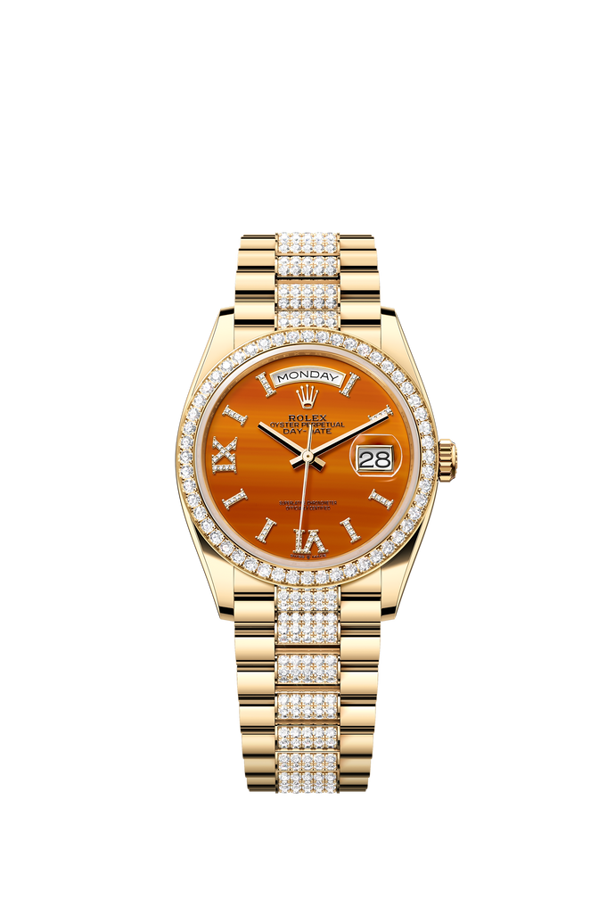 [NEW] Rolex Day-Date 36 128348RBR-0050 | 36mm • 18KT Yellow Gold
