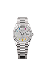 將圖片加載到圖庫查看器中， [NEW] Rolex Day-Date 36 128349RBR-0006 | 36mm • 18KT White Gold
