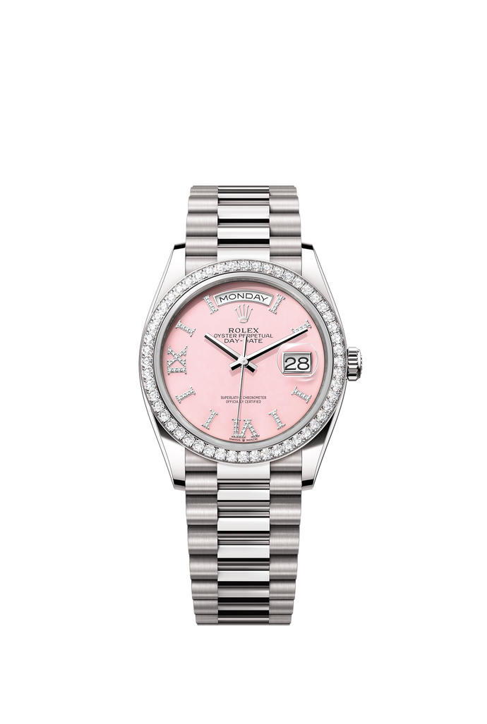 [NEW] Rolex Day-Date 36 128349RBR-0008 | 36mm • 18KT White Gold
