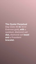 Load image into Gallery viewer, [NEW] Rolex Day-Date 40 228345RBR-0007 | 40mm • 18KT Everose Gold
