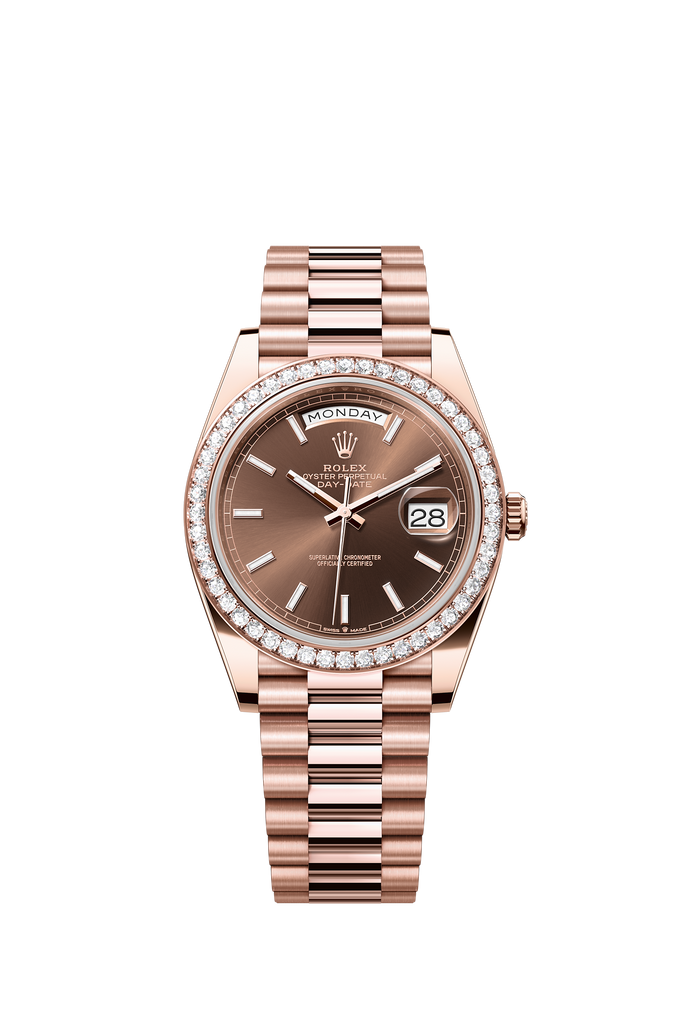 [NEW] Rolex Day-Date 40 228345RBR-0024 | 40mm • 18KT Everose Gold