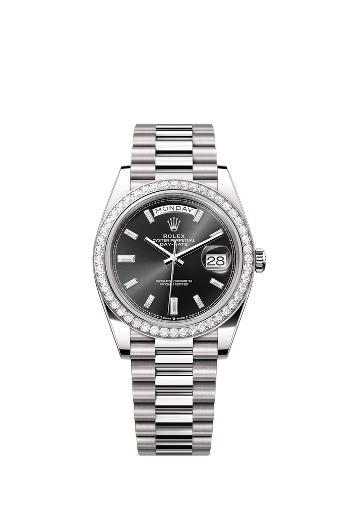 [NEW] Rolex Day-Date 40 228349RBR-0003 | 40mm • 18KT White Gold