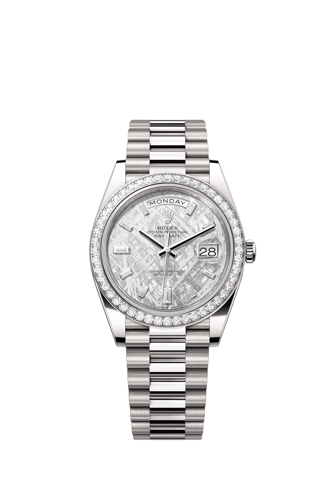 [NEW] Rolex Day-Date 40 228349RBR-0040 | 40mm • 18KT White Gold