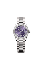 画像をギャラリービューアに読み込む, [NEW] Rolex Datejust 31 278289RBR-0019 | 31mm • 18KT White Gold
