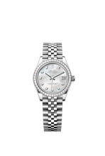 画像をギャラリービューアに読み込む, [NEW] Rolex Datejust 31 278384RBR-0008 | 31mm • Oystersteel And White Gold
