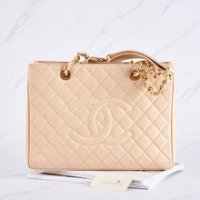 Load image into Gallery viewer, [Like New] Chanel Grand Shopping Tote | Caviar &amp; Gold-Tone Metal
