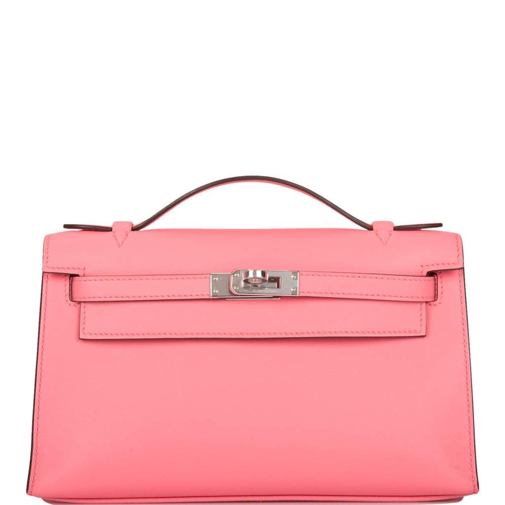 [NEW] Hermès Kellymini Mini, Pochette | Rose D'ete, Swift Leather, Palladium Hardware