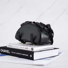 Muatkan imej ke dalam penonton Galeri, [NEW] Chanel 23P Small Backpack | Grained Shiny Calfskin Black &amp; Gold-Tone Metal
