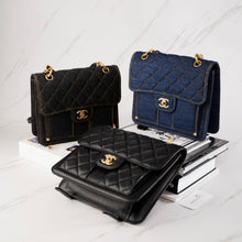 Load image into Gallery viewer, [NEW] Chanel 23S Backpack | Denim Blue , Gold and Ruthenium Hardware
