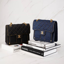 Muatkan imej ke dalam penonton Galeri, [NEW] Chanel 23S Backpack | Denim Black , Gold and Ruthenium Hardware
