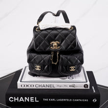 Load image into Gallery viewer, [NEW] Chanel 23A Small Backpack | Calfskin Black &amp; Gold-Tone Metal
