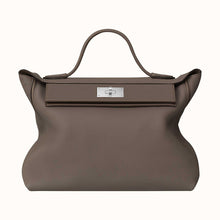 Load image into Gallery viewer, [New] Hermès 24/24 35 | Gris Étain, Togo &amp; Swift Leather, Palladium Hardware
