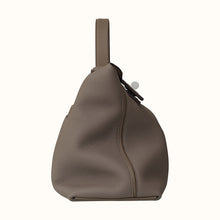 Muatkan imej ke dalam penonton Galeri, [New] Hermès 24/24 35 | Gris Étain, Togo &amp; Swift Leather, Palladium Hardware
