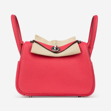 Load image into Gallery viewer, [New] Hermès Lindy | Rose Extreme, Clemence Leather, Palladium Hardware
