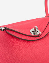 Load image into Gallery viewer, [New] Hermès Lindy | Rose Extreme, Clemence Leather, Palladium Hardware
