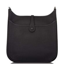 Load image into Gallery viewer, [New] Hermès Black Clemence Evelyne III PM Bag Palladium Hardware
