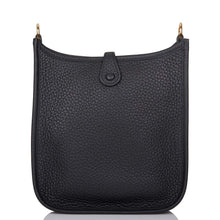 Load image into Gallery viewer, [New] Hermès Black Clemence Evelyne TPM Bag Gold Hardware
